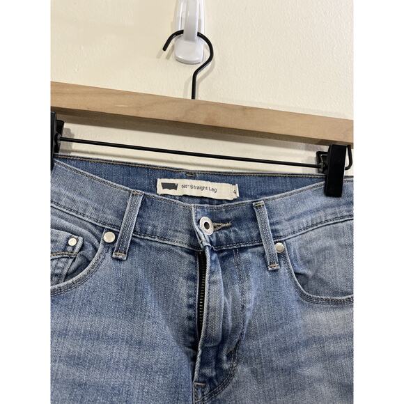 Levis 505 27x32 Straight Leg 90s Y2K Rodeo Western Cowgirl Blue Fade Festival - Picture 3 of 16